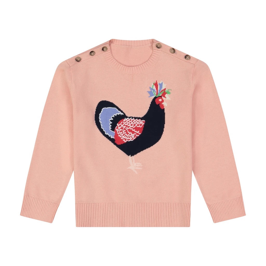 Chicken Intarsia Sweater