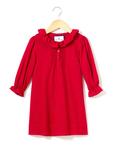 Red Victoria Flannel Nightgown