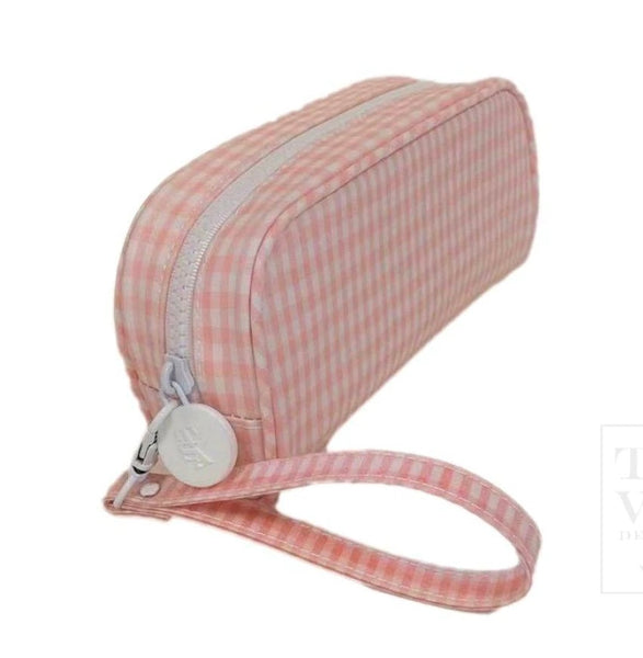 Gingham Catch All Wristlet
