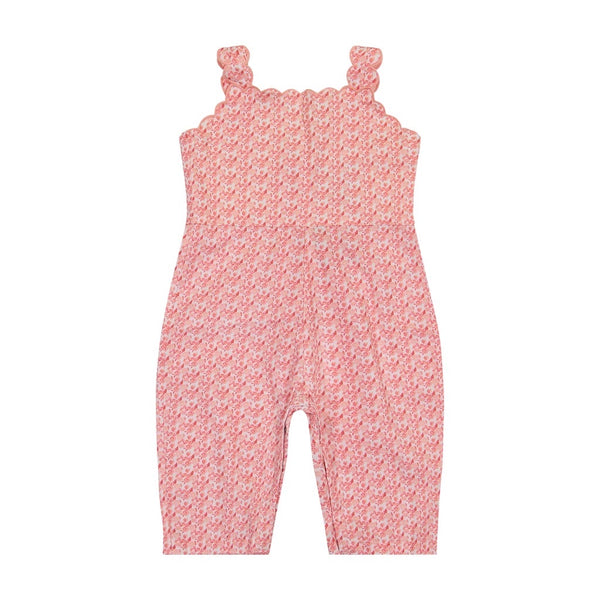 Bella Pink Floral Overall
